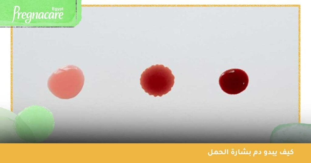 كيف يبدو دم بشارة الحمل