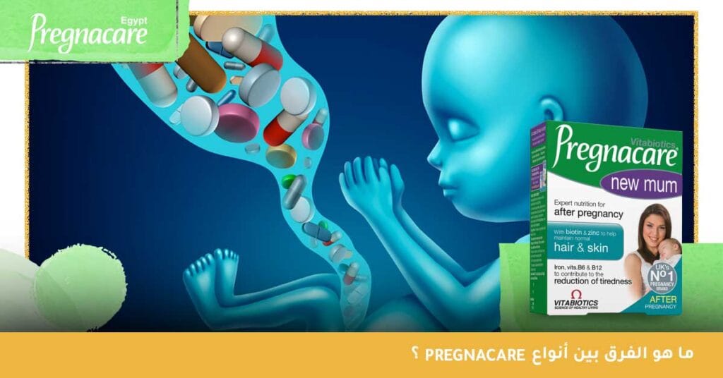 ما هو الفرق بين أنواع pregnacare
