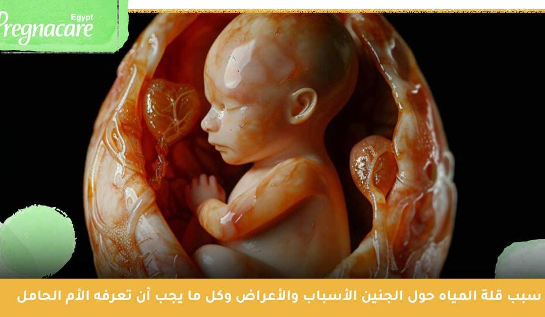 سبب قلة المياه حول الجنين: الأسباب والأعراض وكل ما يجب أن تعرفه الأم الحامل